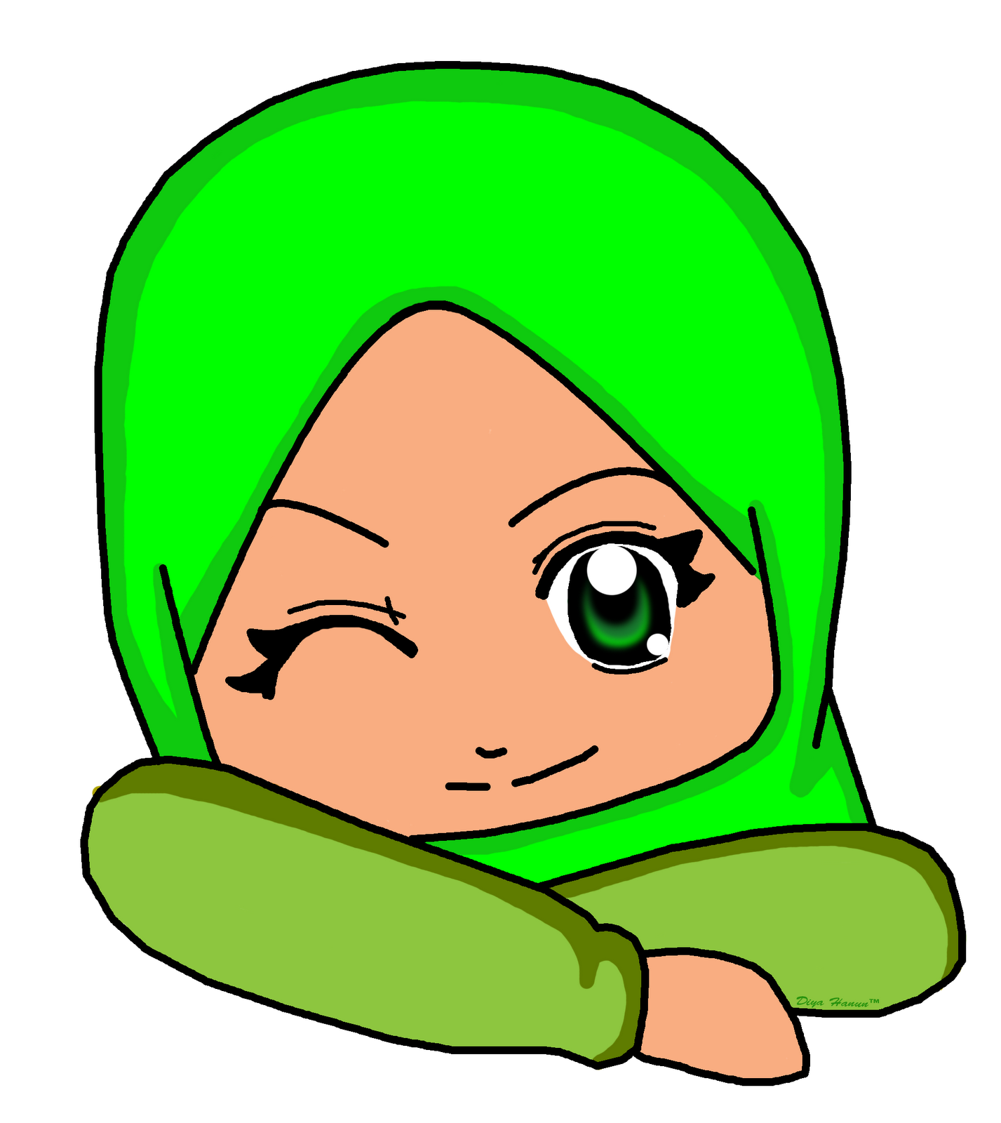 Gambar Kartun Anak Muslim Png Top Gambar