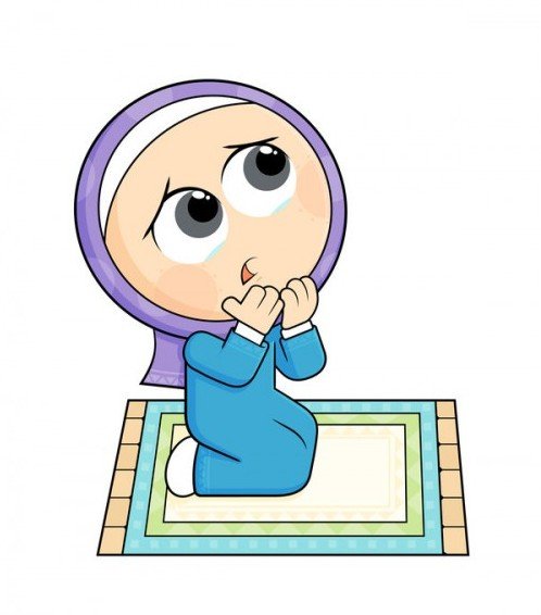 Gambar Kartun Muslimah Solat | Azhan.co