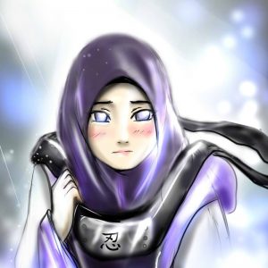 Cartoon Hinata Muslim Muslimah Naruto