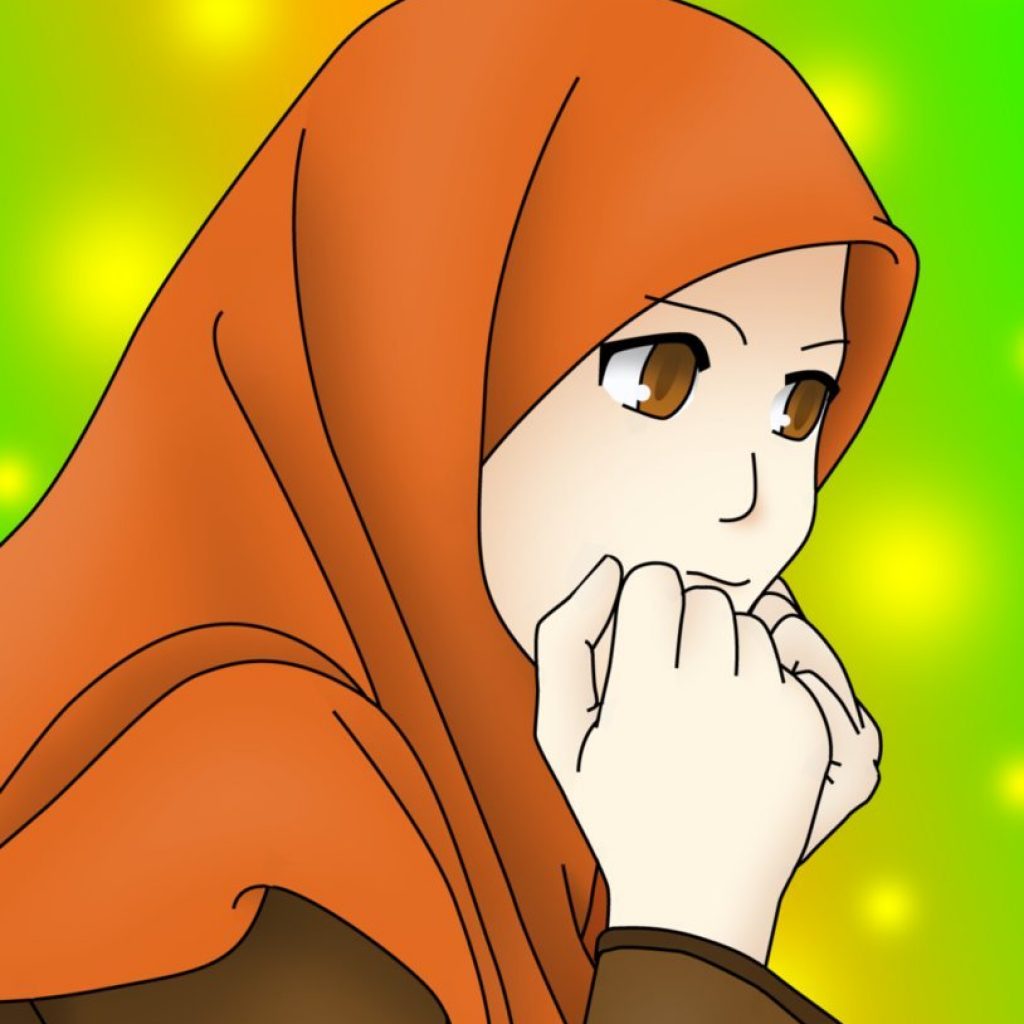 Koleksi Kartun Comel Muslimah Bertudung - Azhan.co