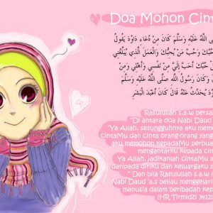 Wallpaper Muslimah Doa Cinta Allah