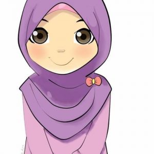 Doodle Awek Muslimah Comel