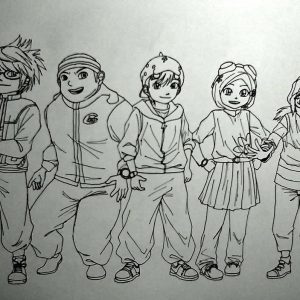 Doodle BoBoiBoy and Friends by nanoyaro