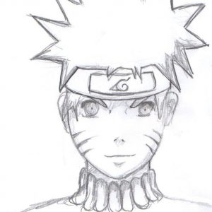 Naruto Uzumaki Doodle Sketch Drawing by ladyhollow626