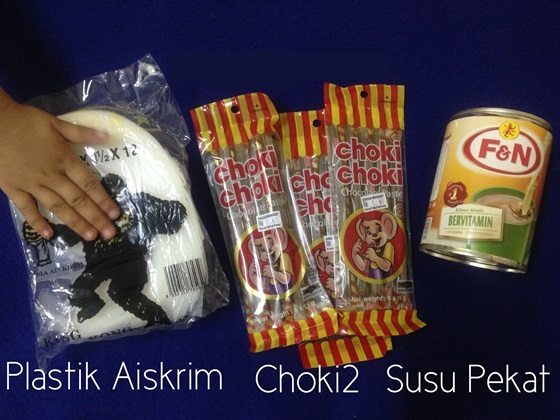 Resepi dan Bahan Buat Aiskrim Choki Choki