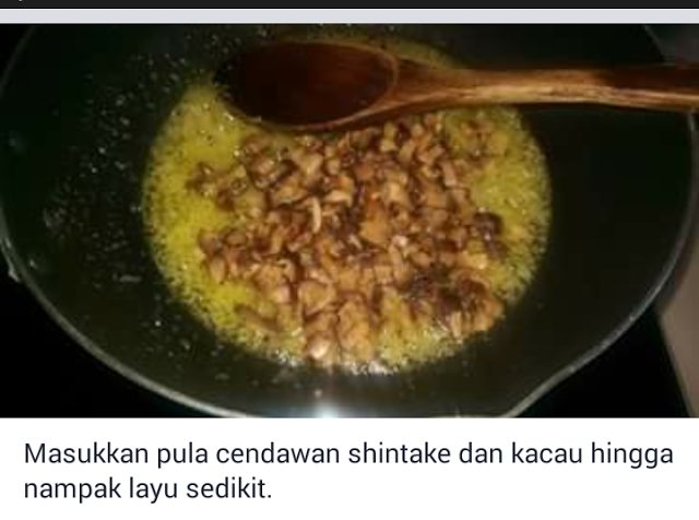 Pau Cendawan - Cara Memasak Inti 3