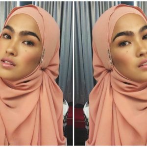 Selfie Tutorial Shawl ala Elfira Loy