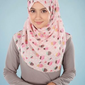 Koleksi Tudung Bawal Scarf Aidijuma Cupcakes