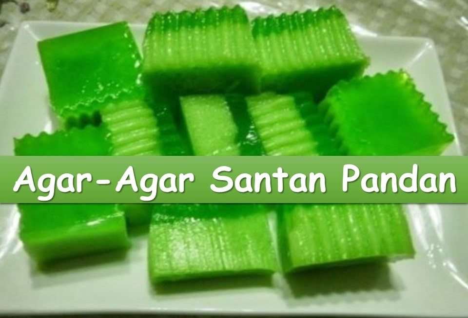 Resepi Agar-agar Santan Pandan  Azhan.co