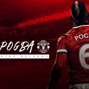 Paul Pogba Manchester United No6 Desktop Background