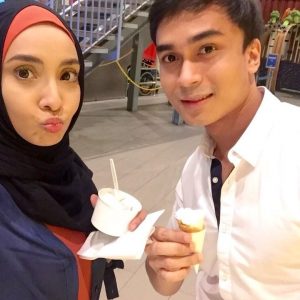 Selfie Lufya Omar Dengan Tunangnya Che Muhammad Hafiz