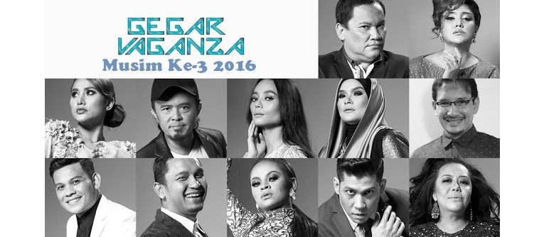 Peserta Gegar Vaganza Musim 3 2016