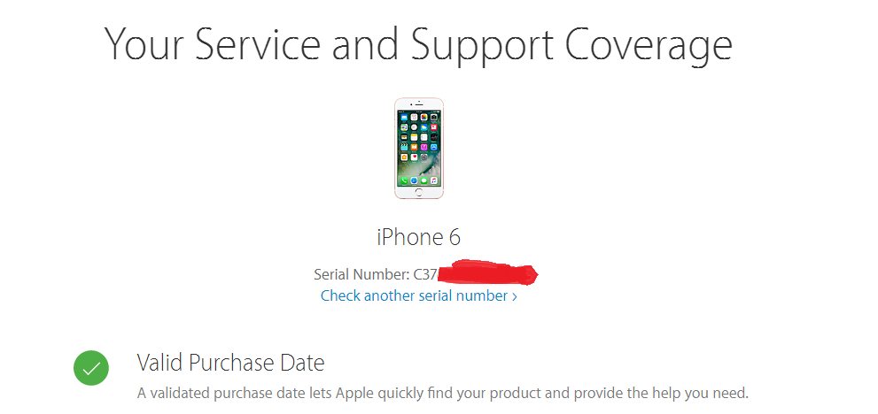 Check IPhone Serial Number Step 2