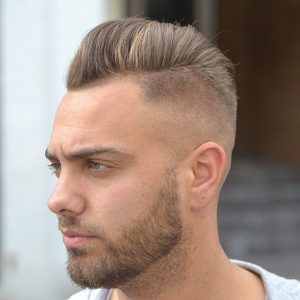 Skin Faded Pompadour Hairstyles