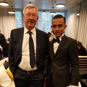 Faiz Subri Dan Sir Alex Ferguson, Pengurus Lagenda Manchester United