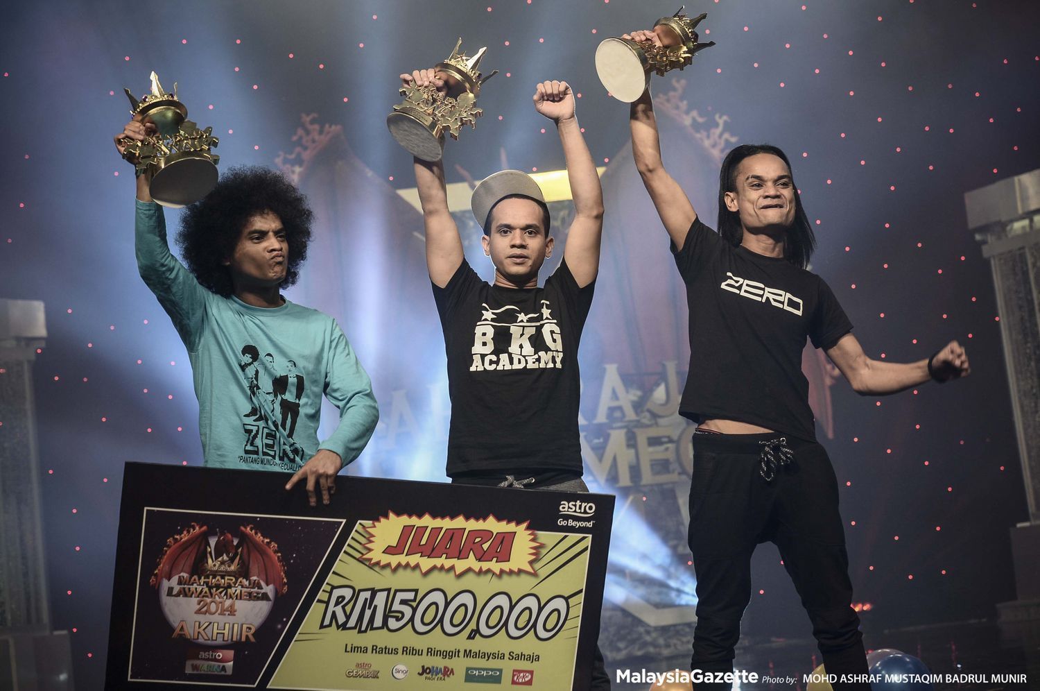 Gambar Kumpulan Zero Juara Maharaja Lawak Mega 2014