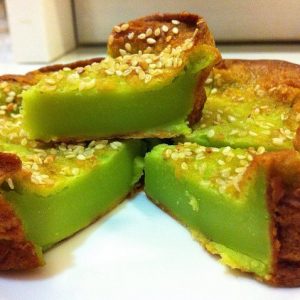 Resepi Bingka Bakar (Kuih Bakar Pandan)  Azhan.co