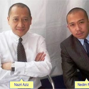 Gambar Nedim Dan Ayahnya Nazri Aziz