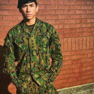 Pengiran Muda Abdul Mateen Dengan Uniform Tentera