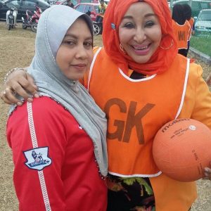 Datuk Nuriz Aktif Bermain Bola Jaring