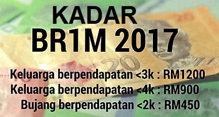 Tarikh Pembayaran BR1M 2017  Azhan.co