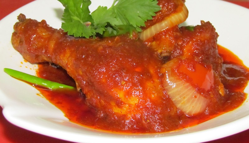 Ayam Masak Merah Yang Sedap