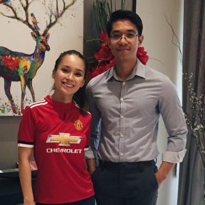 Jasmine Suraya Chin Peminat Manchester United