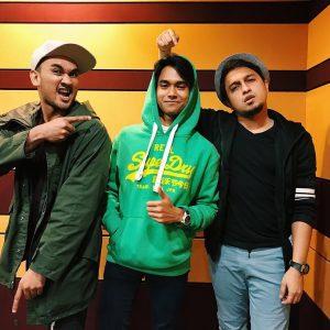 Ariff Bahran Dengan Krew Hot FM Haziq Dan El