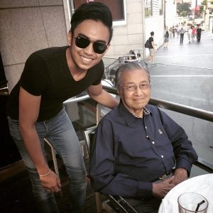 Nafiez Zaidi Bersama Tun Mahathir