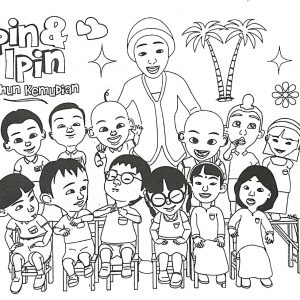 Image Of Upin Ipin Coloring Pages