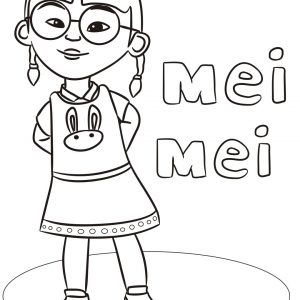 Mei Mei Coloring Pages