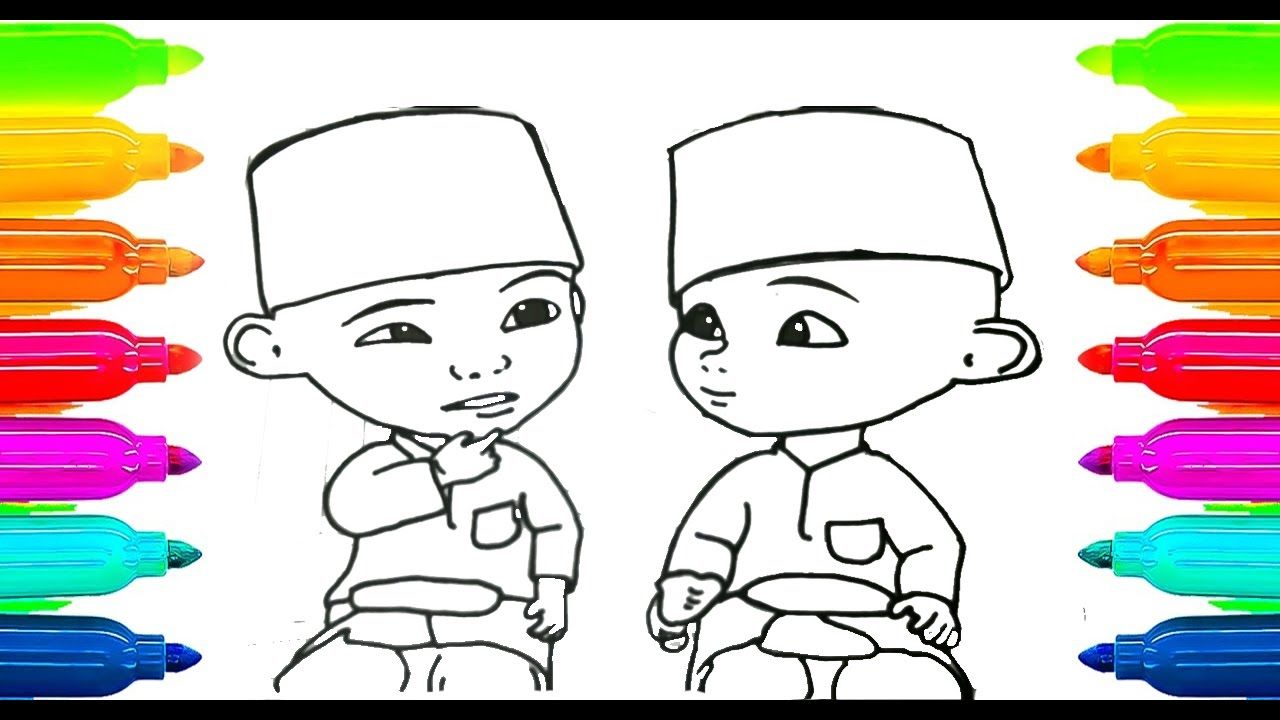 57 Coloring Upin Ipin  Latest Free