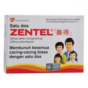 Ubat Cacing Zentel