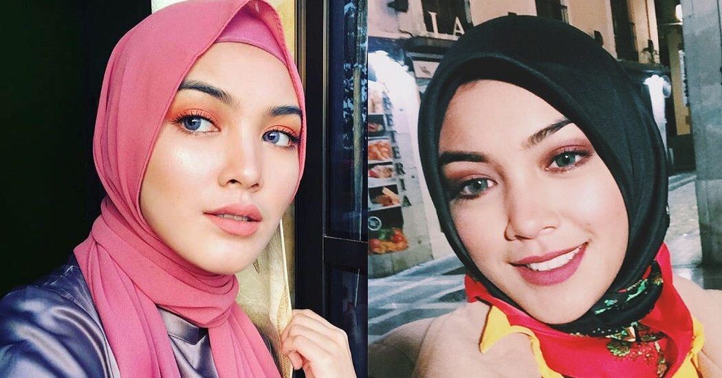 Eyka Farhana Cantik Bertudung Litup