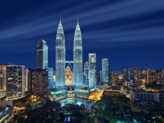 Night View Of KLCC Malaysia