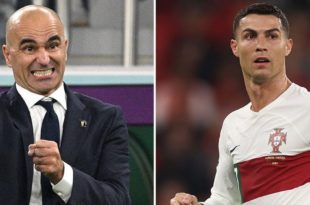 Roberto Martinez Portugal Vs CR7 Ronaldo